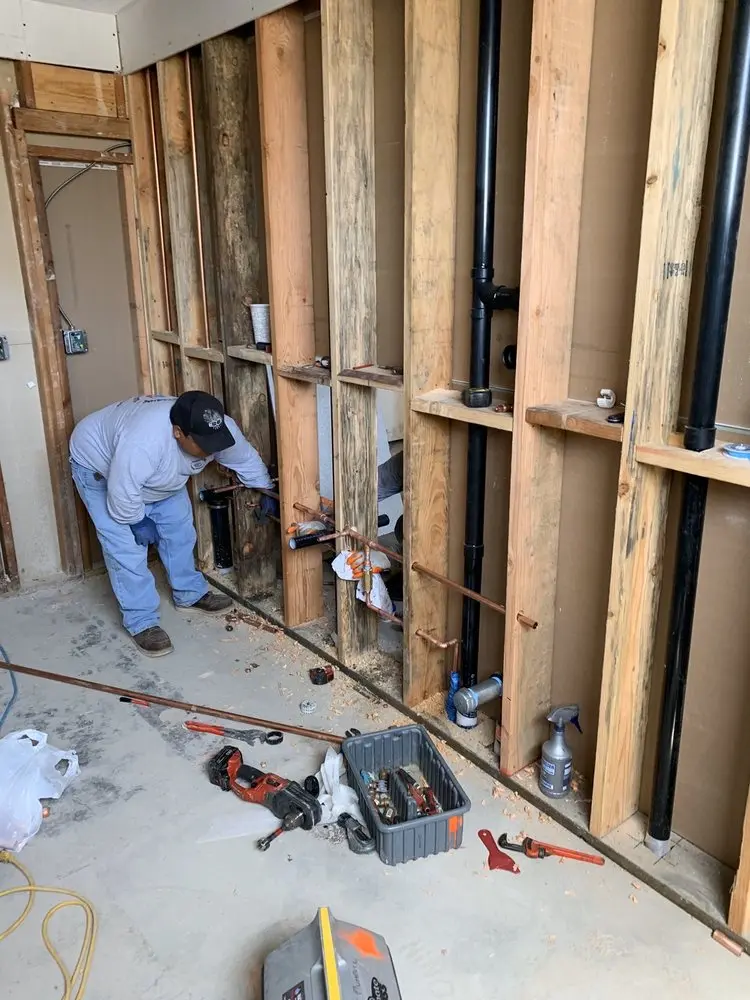 Commercial rough-in plumbing for Gas Line Repair in O Henry Oaks